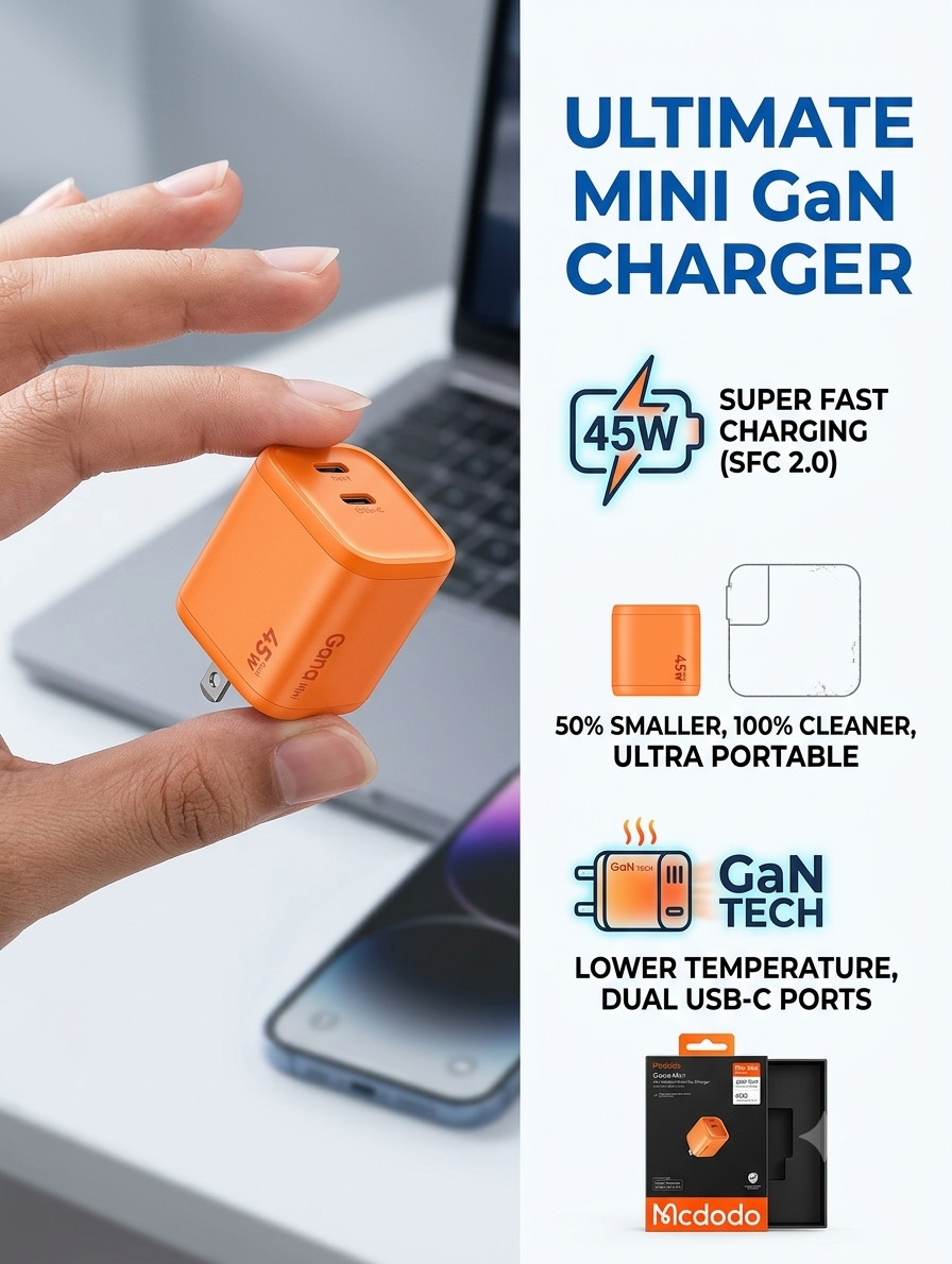 Mcdodo 45W GaN Charger 3