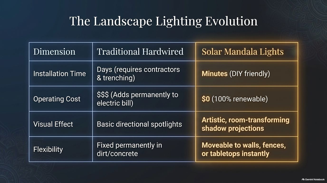 Solar Mandala Outdoor Fence & Wall Light 2