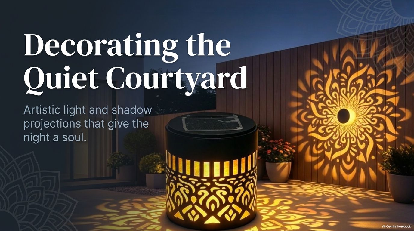 Solar Mandala Outdoor Fence & Wall Light 6