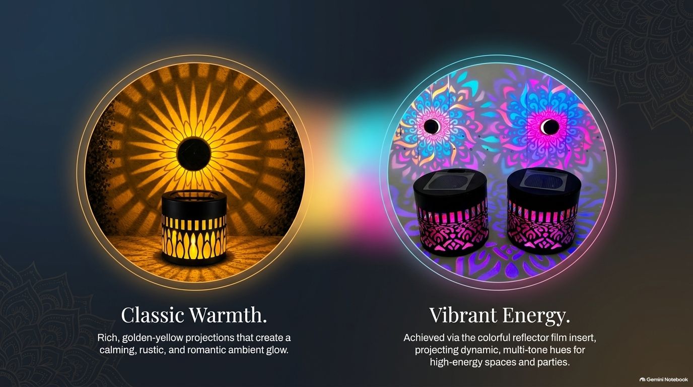 Solar Mandala Outdoor Fence & Wall Light 11