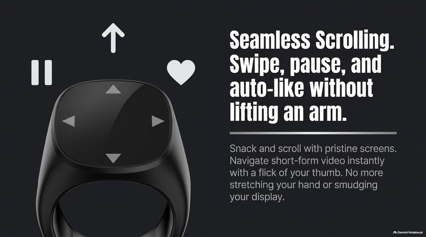 Smart Bluetooth Fingertip Remote Ring 4